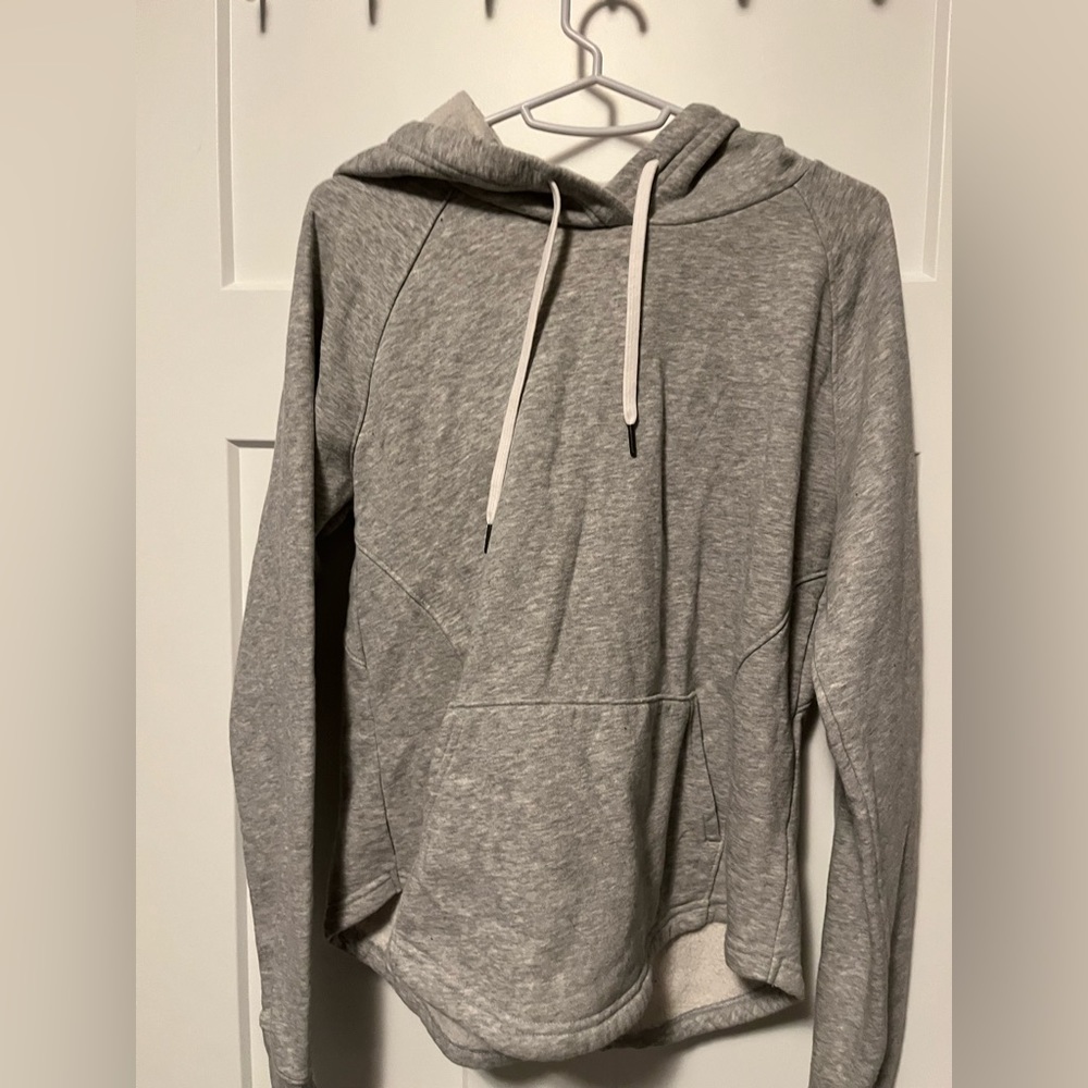 Plain gray hoodie